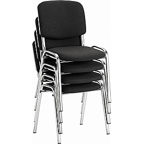 Swift ISO Chrome Frame Stacking Conference Chairs (Pack of 4)