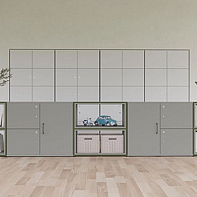 Matrix Duo 10 Person Wooden Office Lockers