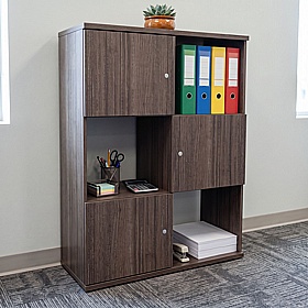 Matrix Duo 3 Door Open Box Combination Lockers