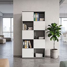 Matrix Duo 5 Door Open Box Combination Lockers