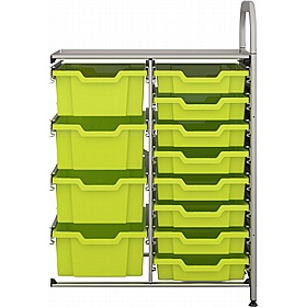 Gratnells Callero Systems Low Double Column Combination Tray Storage Extension