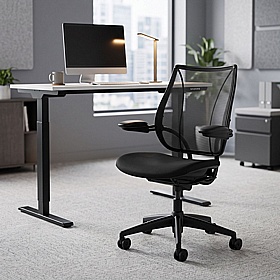 Humanscale Liberty Mesh and Leather Task Chair