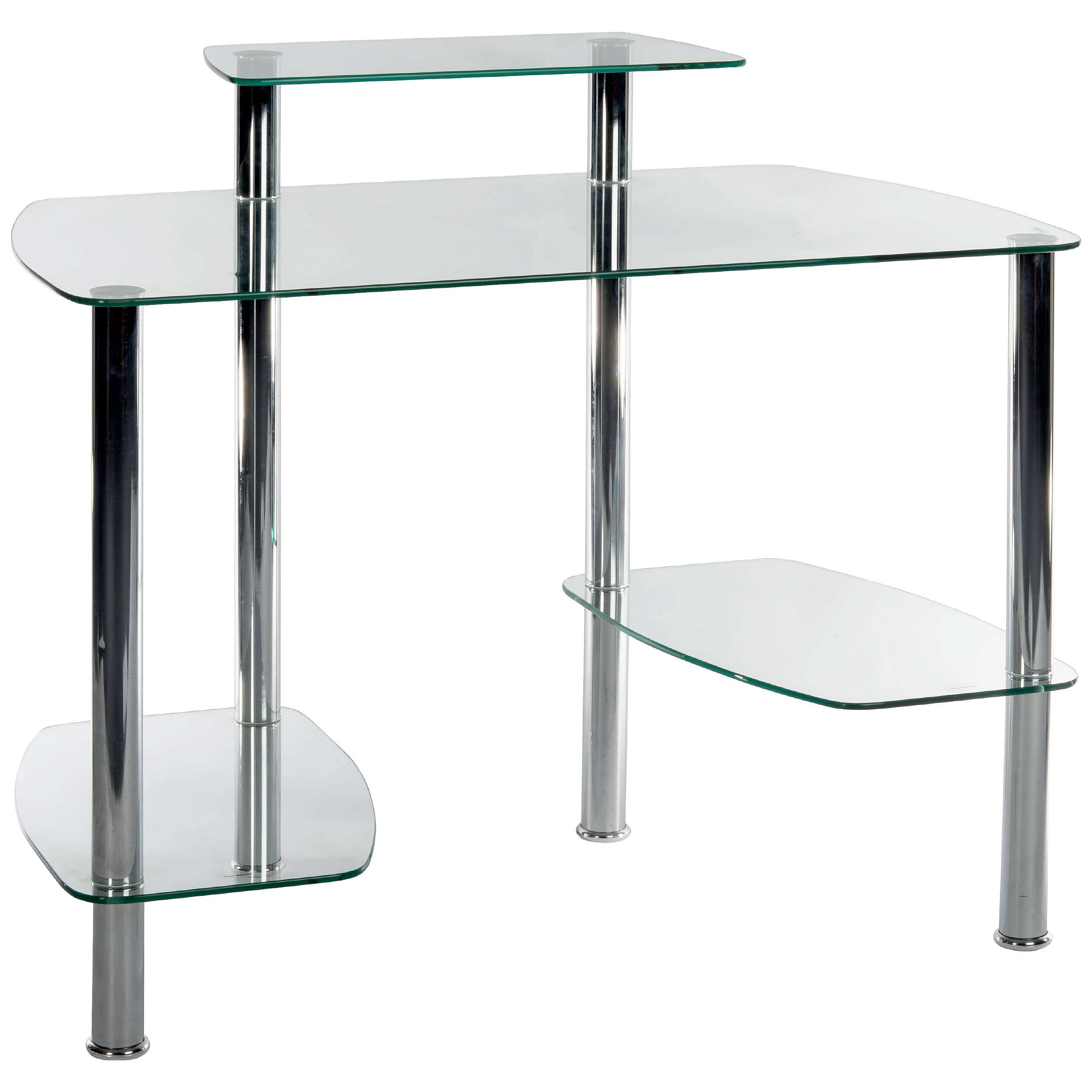 Glacier Glass Home Office Desk from our Home Computer Desks range.