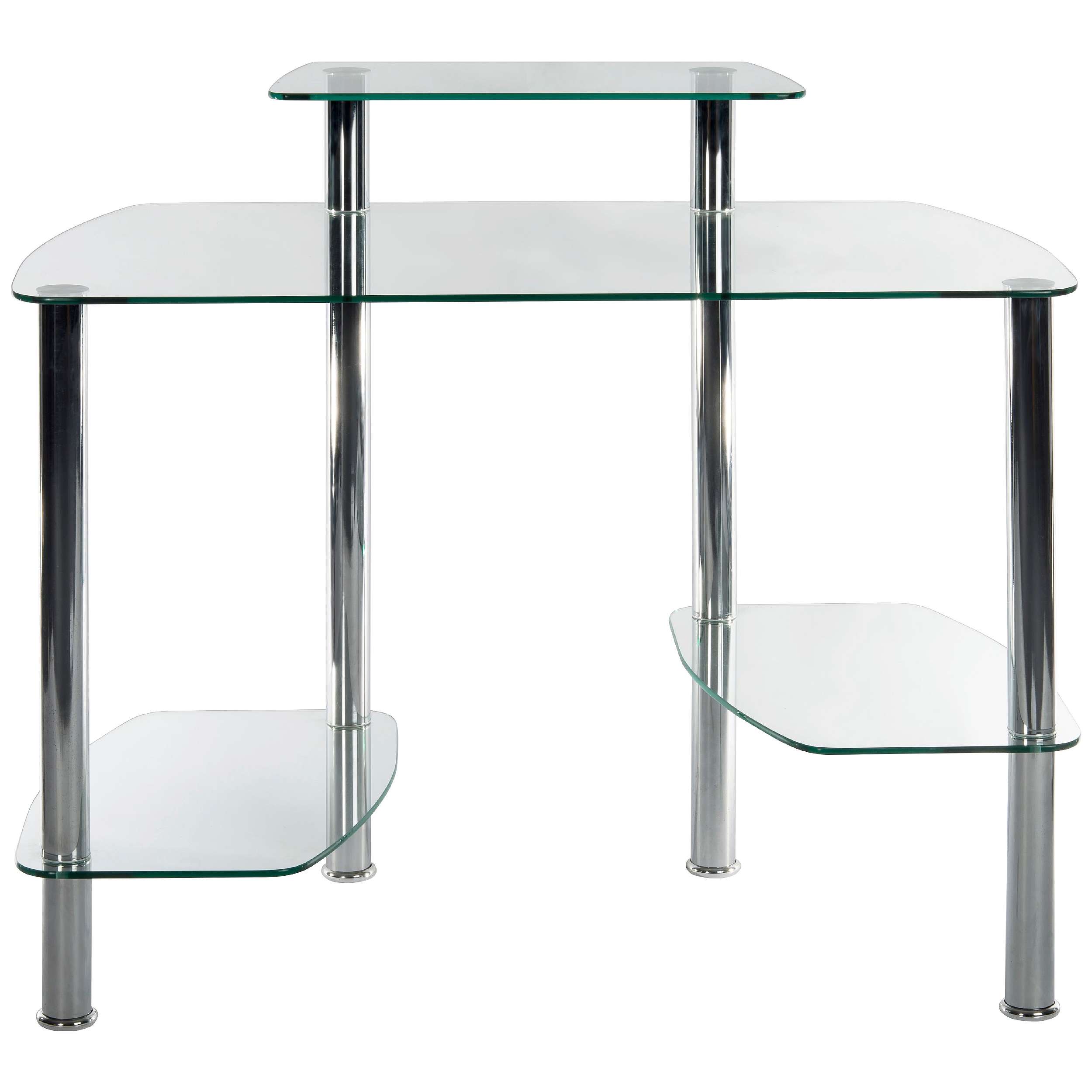 Glacier Glass Home Office Desk from our Home Computer Desks range.