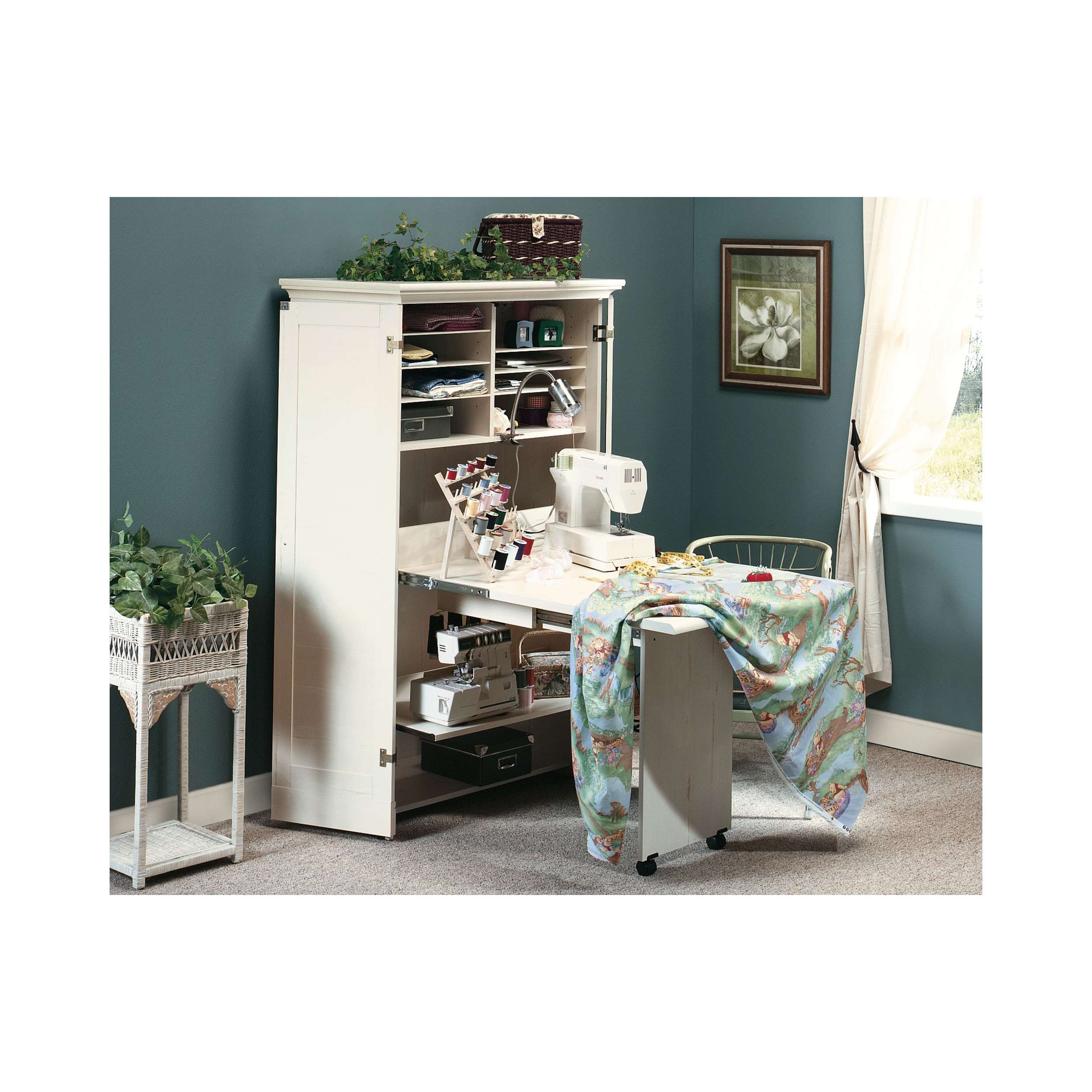 Craft Station Hideaway Office Desk - ORS New Home Office Furniture