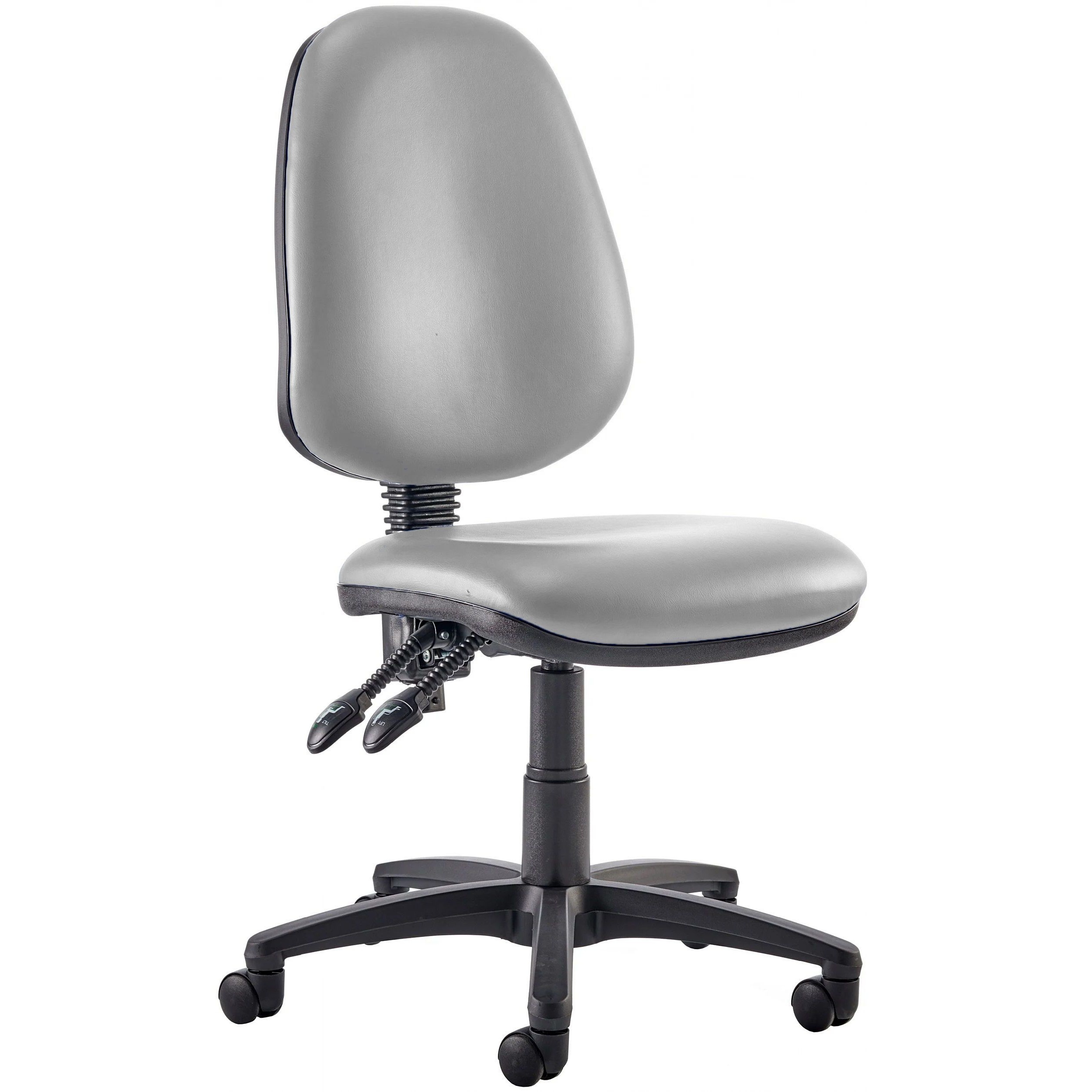 Kirby High Back Vinyl 3 Lever Operator Chair from our Operator Chairs range