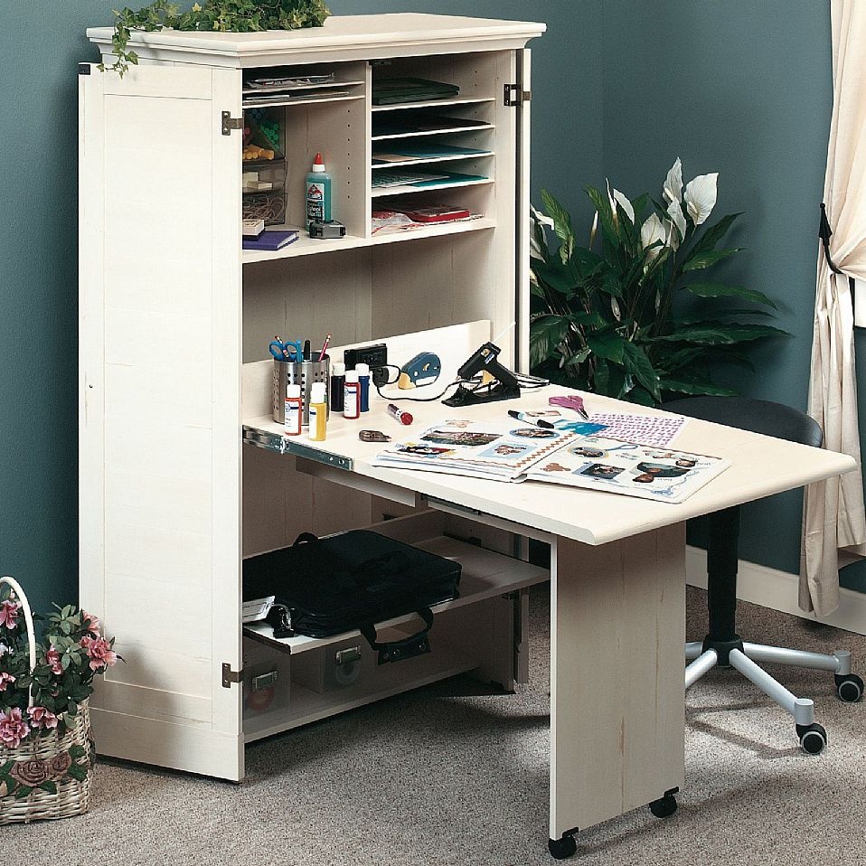 Hideaway Office/Craft Station-Space for Everything-Free Delivery