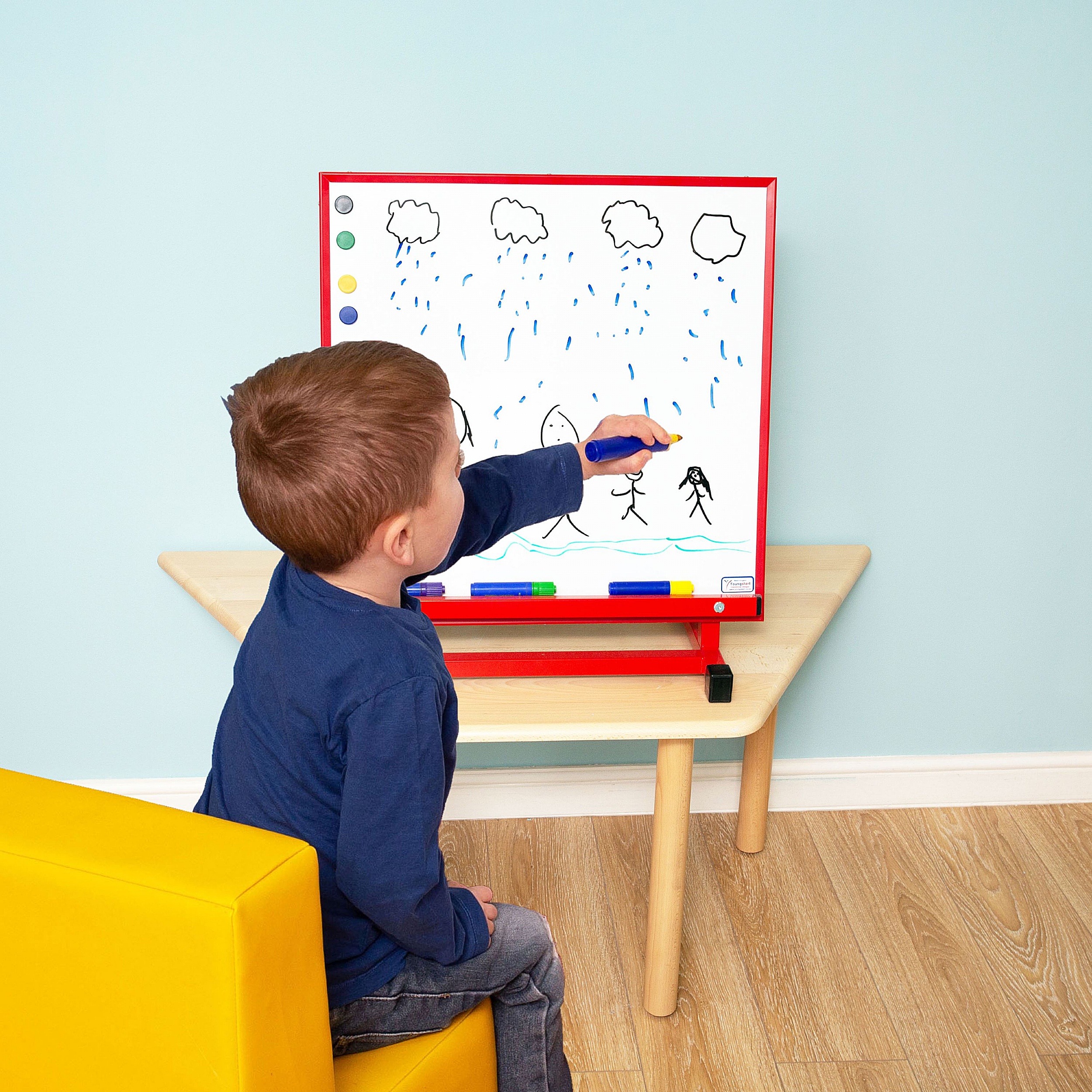 Large Desktop Classroom Whiteboard Easel from our Whiteboards range.
