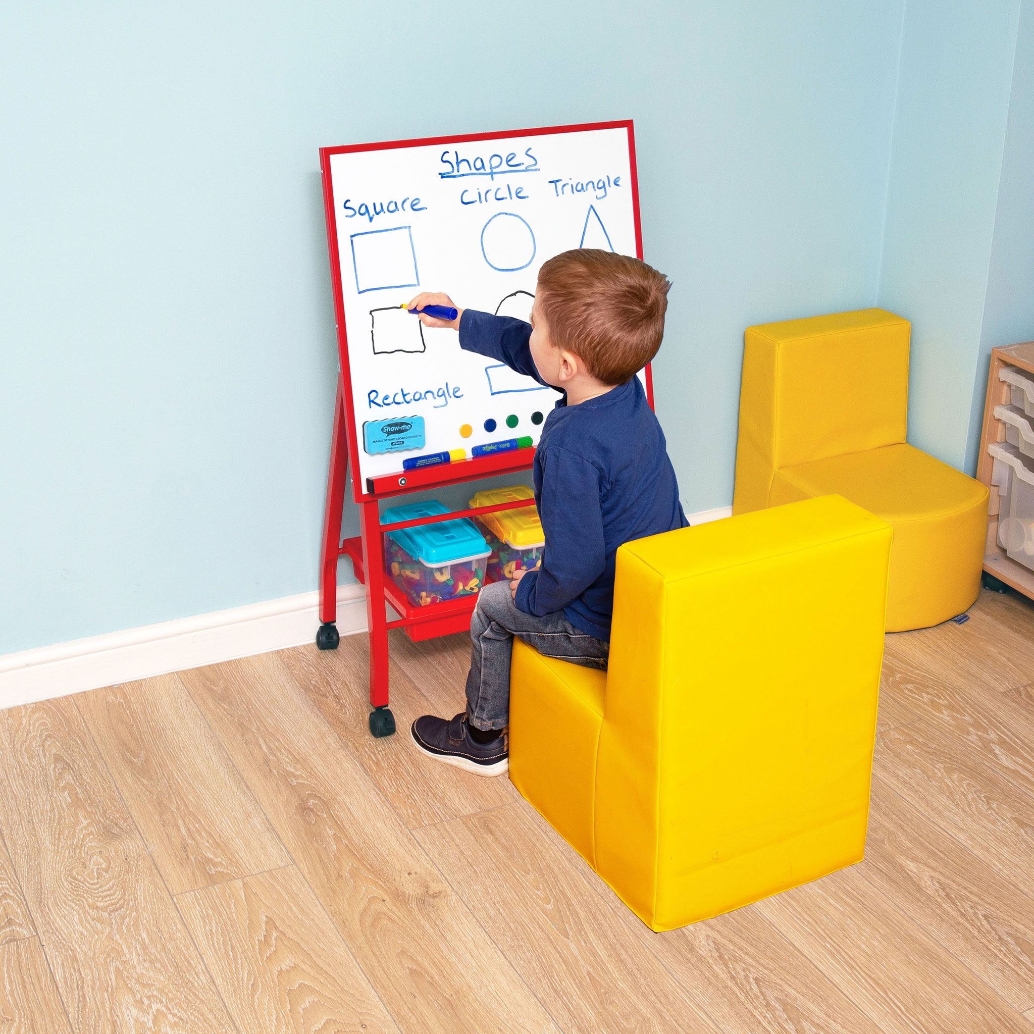Little A Frame Classroom Whiteboard Easel from our Whiteboards range.