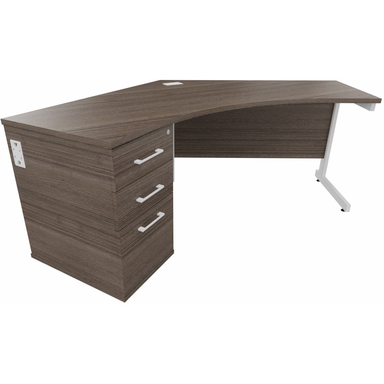 Corner sales combination desk