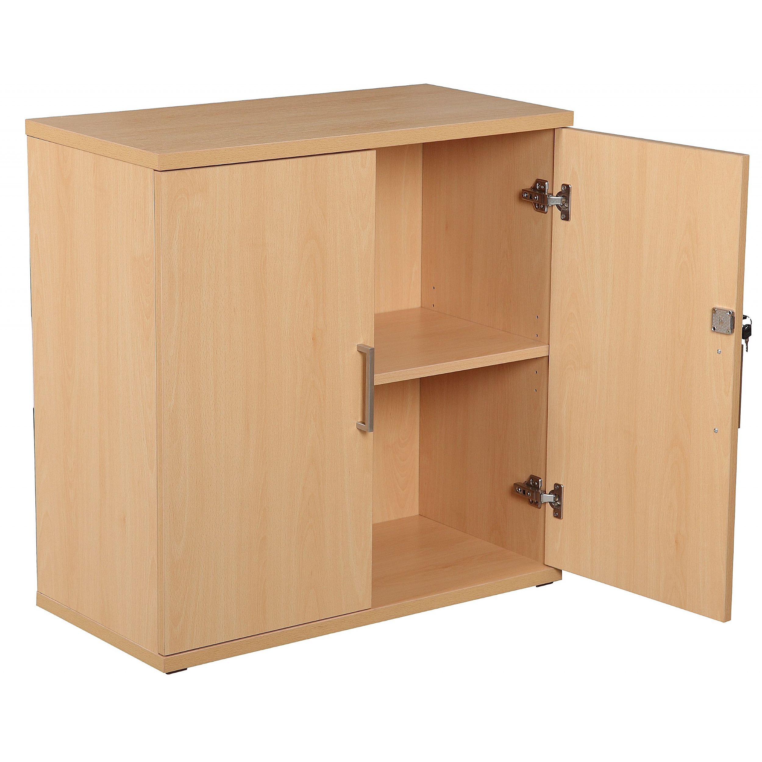Wooden shop office cupboards